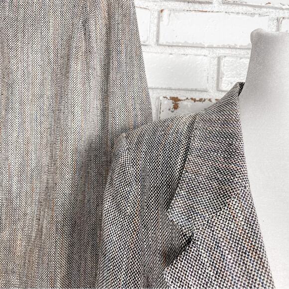 Vintage 70s 80s Royce Ltd New York Tweed Skirt and Double-Breasted Blazer Set 12 - Picture 6 of 16